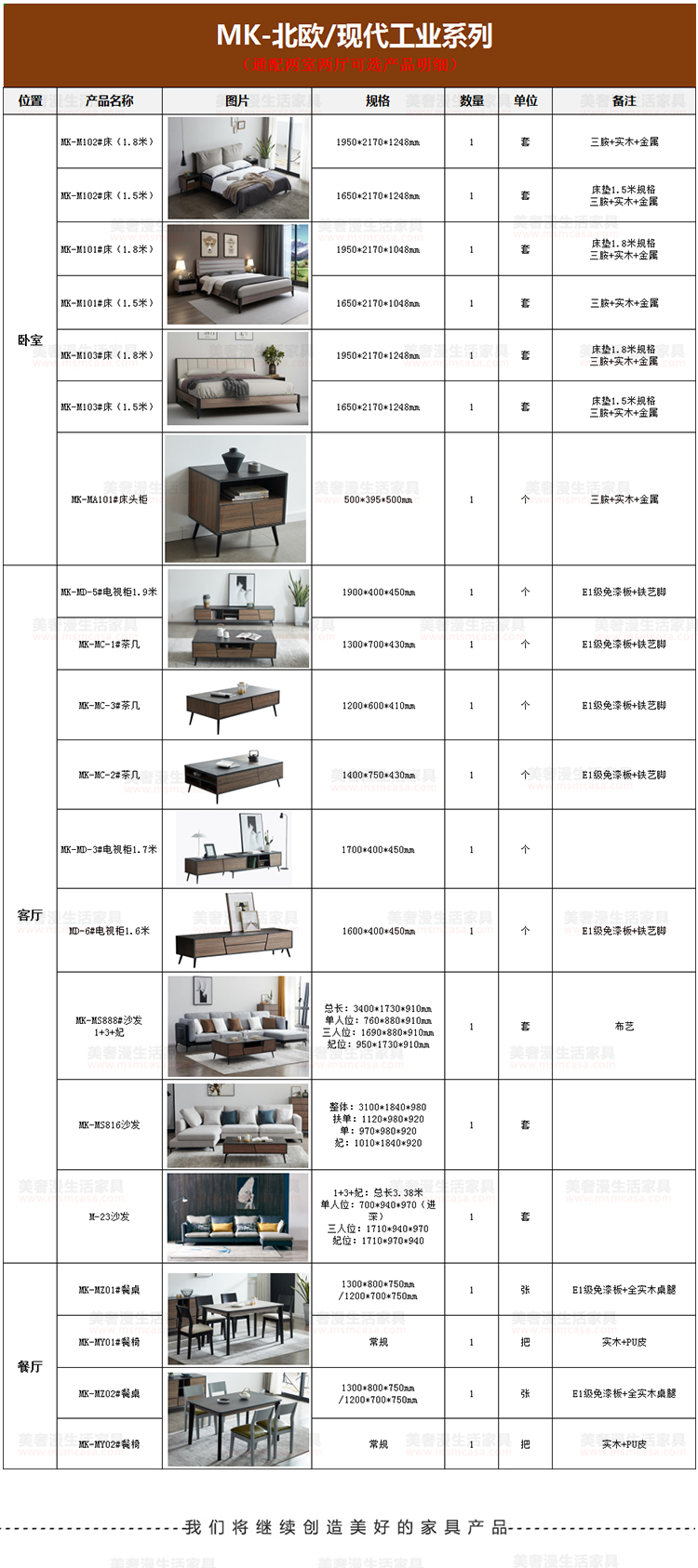 美奢（shē）漫现代麦考系列