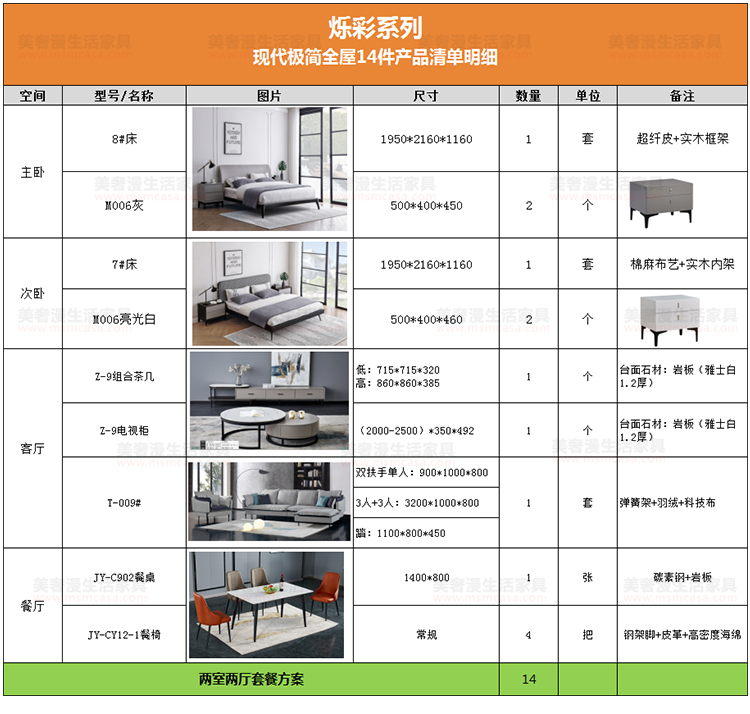 美奢漫（màn）现代（dài）极简烁彩系列